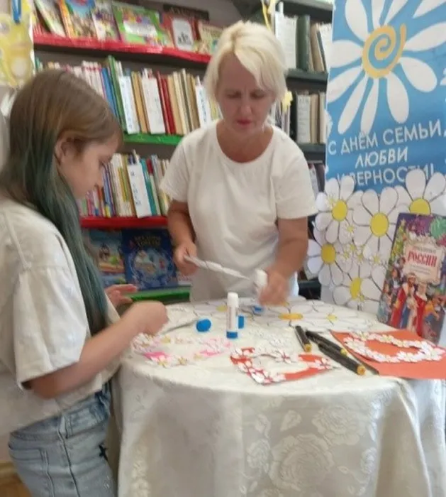 Мастер-класс в Каменно-Андриановской библиотеке