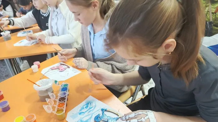 Дети в творческой процессе