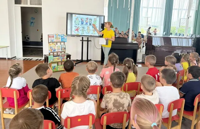 Ребята угадывают друзей Незнайки