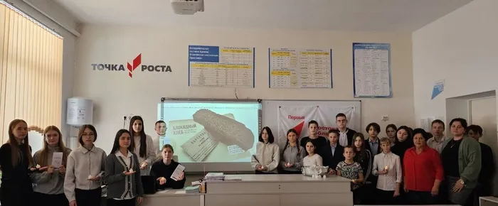 Большекирсановская библиотека на мероприятиии в школе