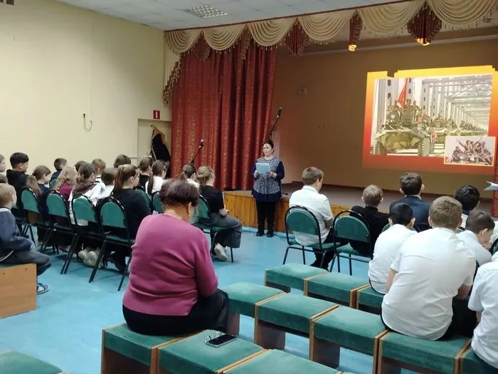 Урок мужества в Анастасиевской школе