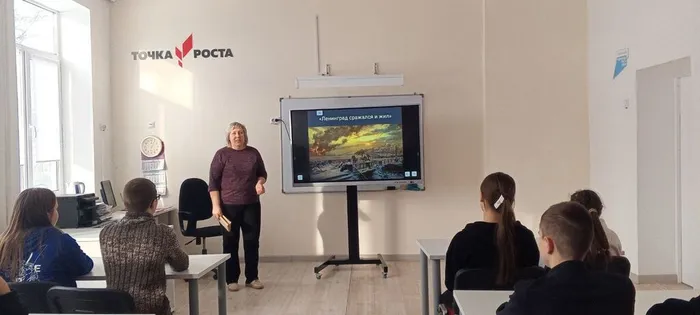 Марьевская библиотека. На мероприятии в школе