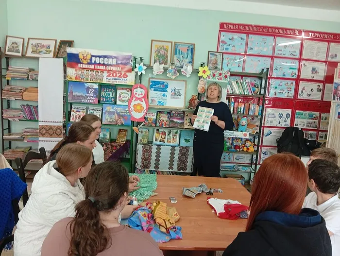 Мастер-класс в Марьевской библиотеке