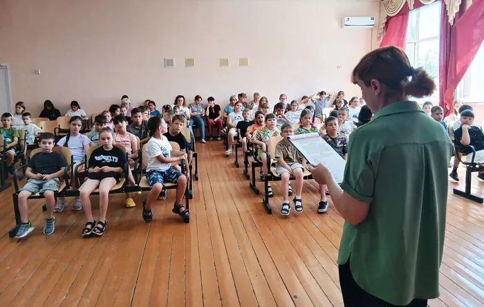 Ребята участвуют в викторине