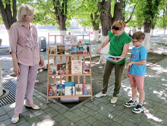 Юное поколение интересуется книгой о ВОВ