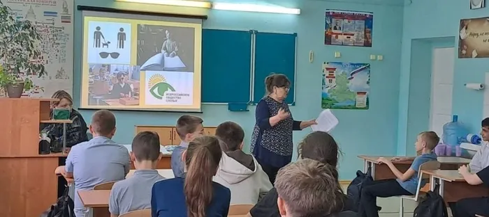 Анастасиевская библиотека Беседа в школе