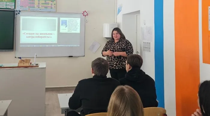 Большекирсановская библиотека. Встреча со старшеклассниками в школе